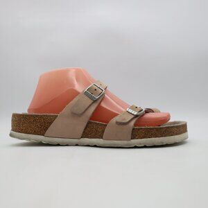 Birkenstock Mayari Women's EU 39 US 8 Beige Leather Sandals